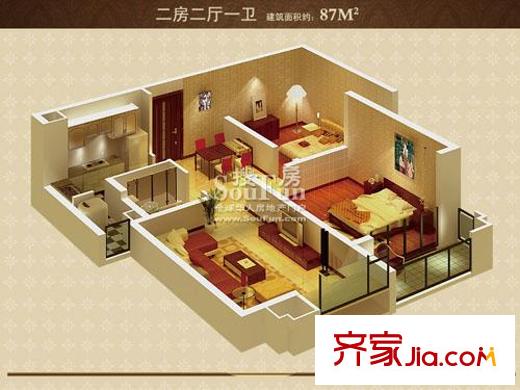 上海 中海万锦城 户型图