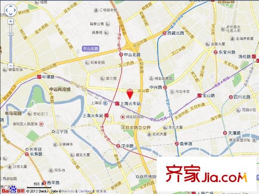 中海万锦城交通图