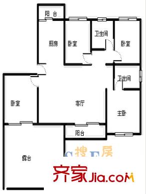 上海 廣蘭名苑 戶(hù)型圖