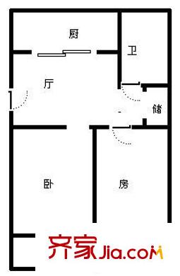 上海 白浪新村 户型图