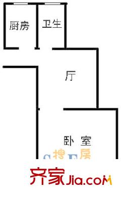 南大路138弄小区户型图上海 南大路138弄1室 户型图 1室1厅1卫1厨