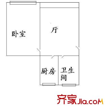 高行綠洲二期戶型圖戶型圖 1室1衛(wèi)1廚