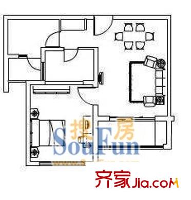 上海 高行綠洲二期 戶型圖