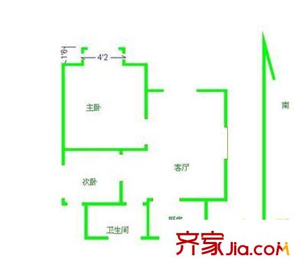 上海 江桥三村七街坊 户型图