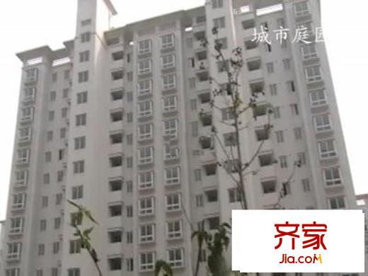 城市庭园外景图