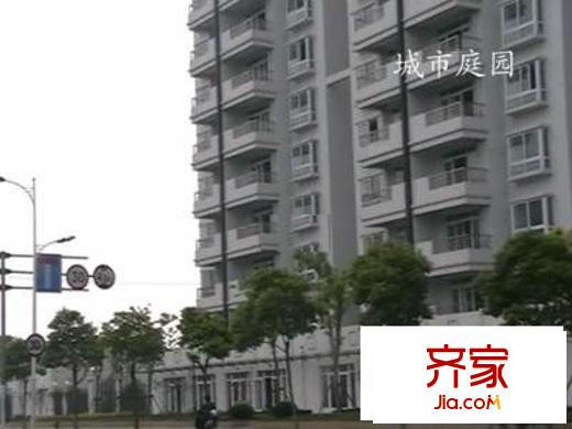 城市庭园外景图