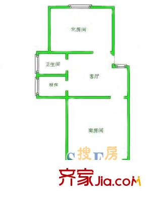 慶余公寓2室1廳1廚1衛(wèi)