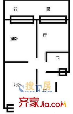 上海 同济新村 户型图