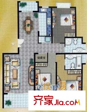 上海 金华苑 户型图