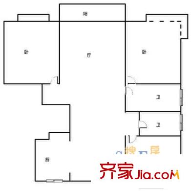 上海 金华苑 户型图