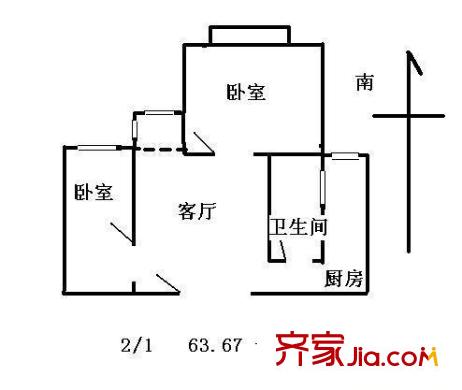 九英里 0室 户型图