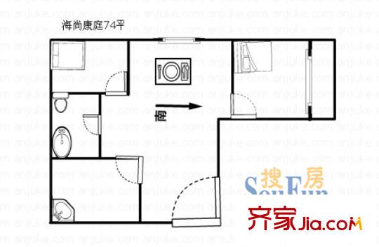 上海 周康一村 戶型圖