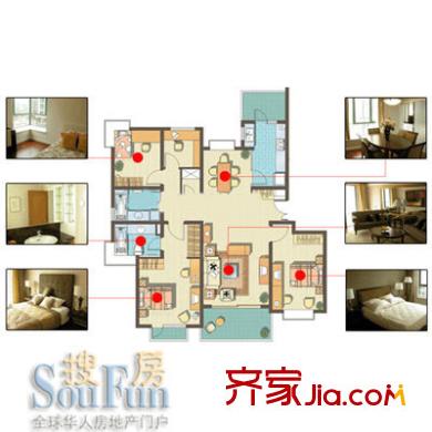 水清木華戶型圖C1戶型 4室2廳2衛(wèi)1廚