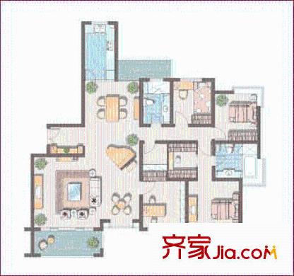 上海 水清木華公寓 戶型圖