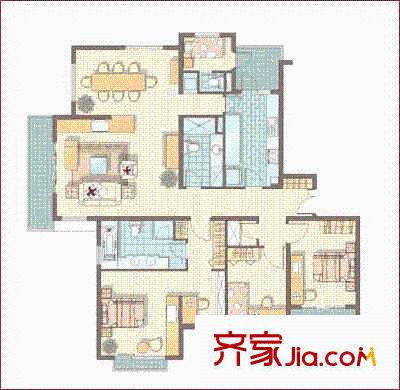 上海 水清木華公寓 戶型圖
