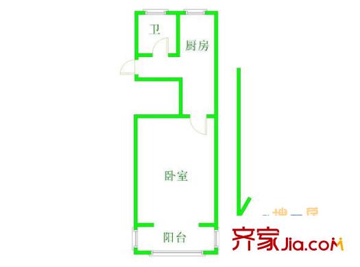 真如西村1室1厅1卫1厨