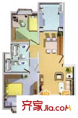 上海 万景园 户型图