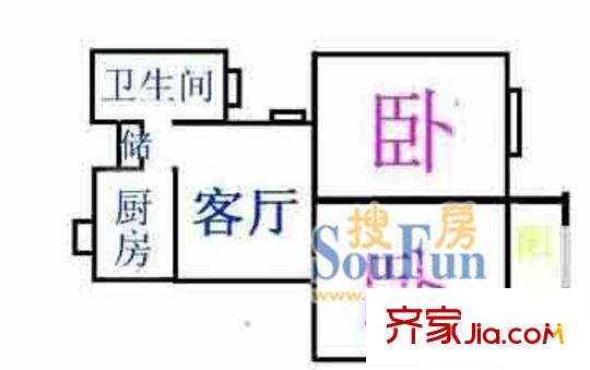 上海 上煉三村 戶型圖
