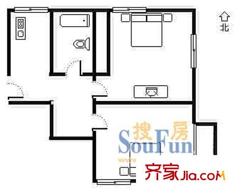 上海 上煉三村 戶型圖