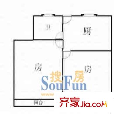 上海 上煉三村 戶型圖