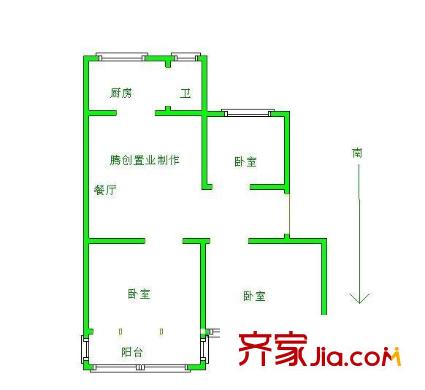 上海 甘泉三村 户型图