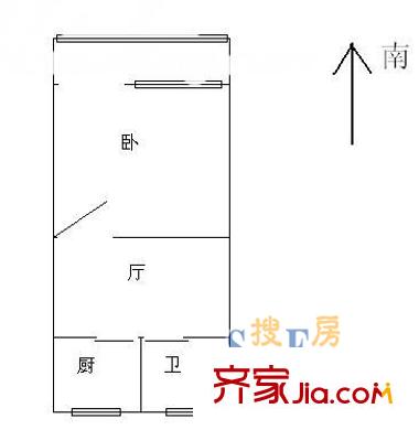 上海 甘泉三村 户型图