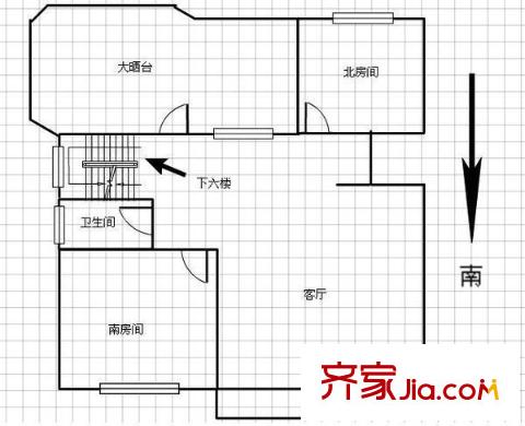 綠地公寓(川沙)戶型圖戶型圖 4室2廳1衛(wèi)1廚