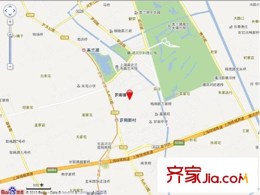 万科琥珀郡园交通图