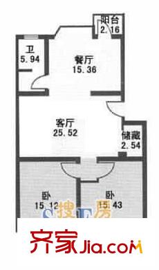 共和新路4555弄小区户型图上海 共和新路4555弄 户型图 2室1厅1卫1厨