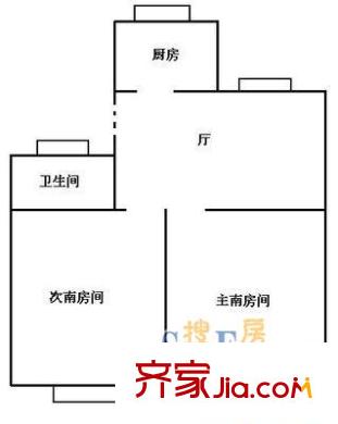 共和新路4555弄小区户型图上海 共和新路4555弄 户型图 2室1厅1卫1厨