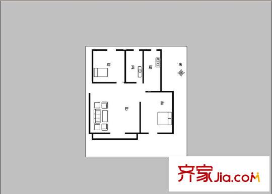 荣和苑 0室 户型图
