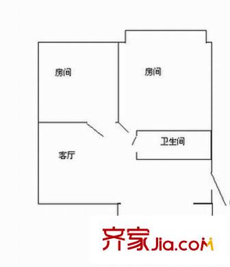 麗都家園 2室 戶型圖
