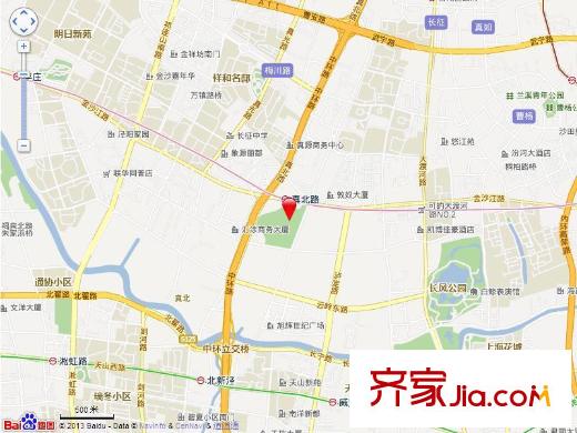 中海紫御豪庭交通图