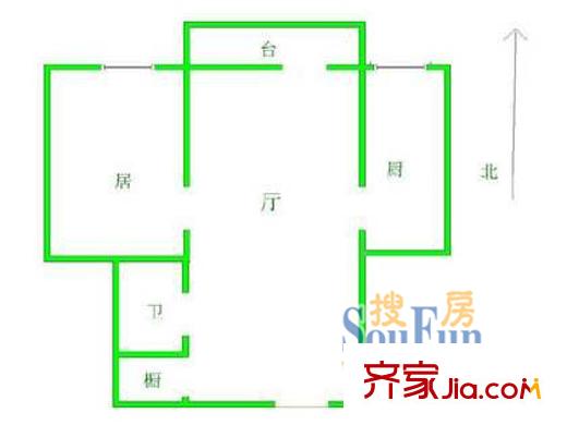 上海 金橋商務(wù)公寓 戶型圖