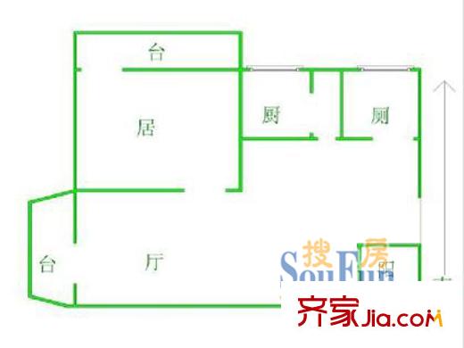 上海 金橋商務(wù)公寓 戶型圖