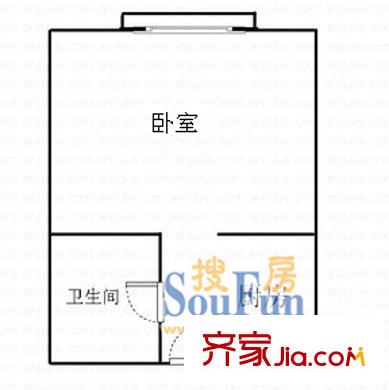 上海 金橋商務(wù)公寓 戶型圖