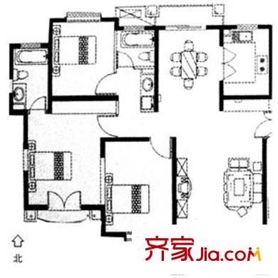 上海 宝宸怡景园(宝宸共和家园) 户型图