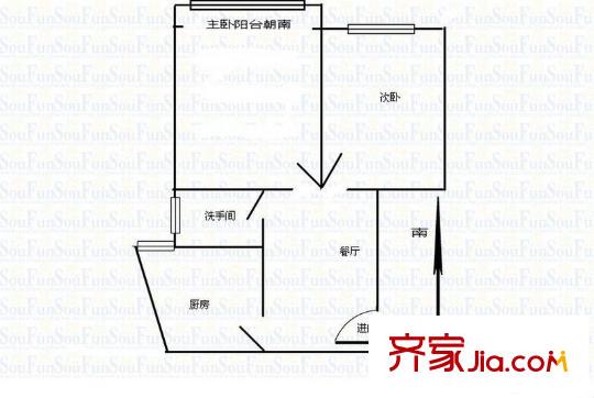 梅園四街坊 0室 戶型圖