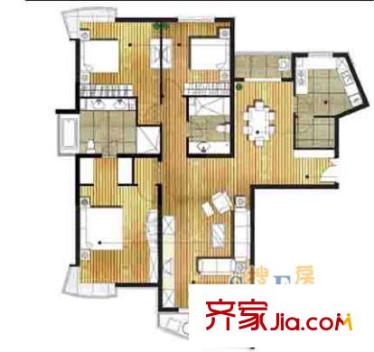上海 风华水岸 户型图
