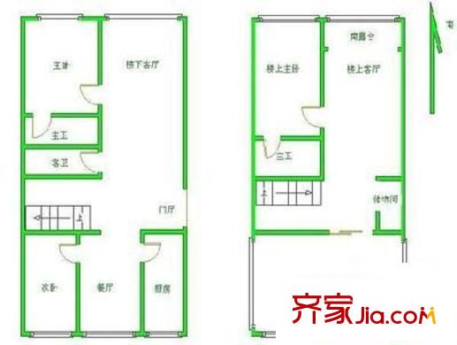珠江香樟南园三期 4室 户型图