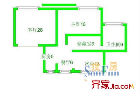 上海 東南二村 戶型圖