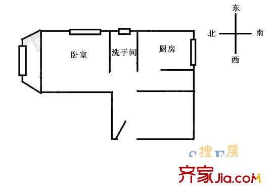 光新大楼2室1厅1卫1厨