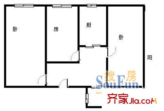 光新大楼3室1厅1卫1厨