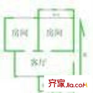 紫葉路152弄小區(qū) 2室 戶型圖