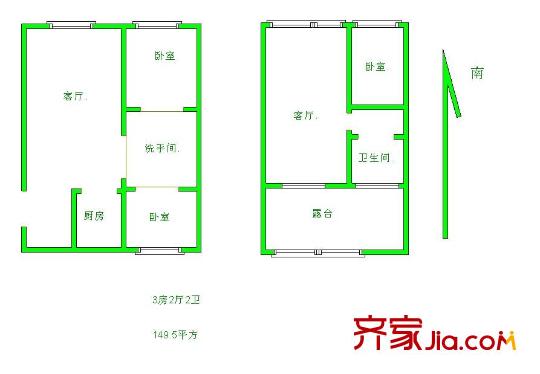 华晖绿苑 0室 户型图