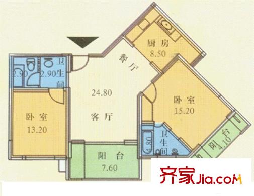 华晖绿苑 0室 户型图