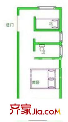 陽二小區(qū)戶型圖上海 陽光二村 戶型圖 2室1衛(wèi)1廚