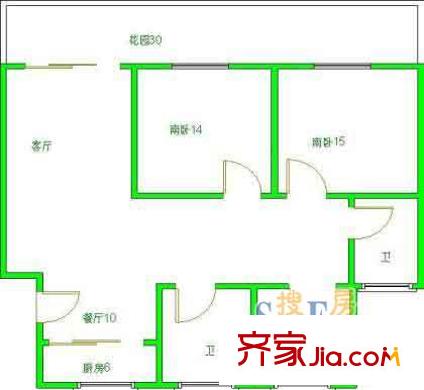 上海 春岚苑 户型图