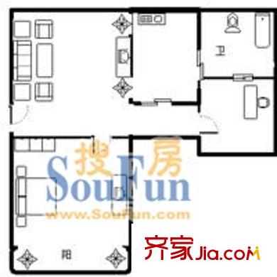 上海 天宝恬苑 户型图