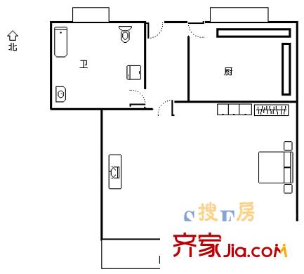 西鎮(zhèn)小區(qū)(浦東)戶型圖海 西鎮(zhèn)小區(qū)（浦東） 戶型圖 1室1廳1衛(wèi)1廚